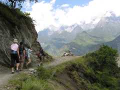 Walking through the Tiger Leaping Gorge